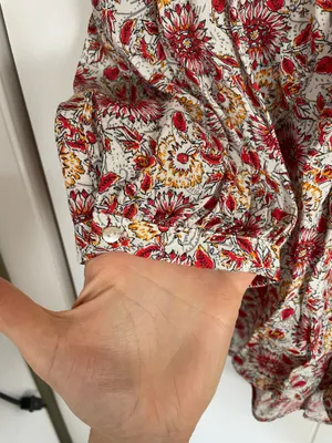 Zara floral top thumbnail 5