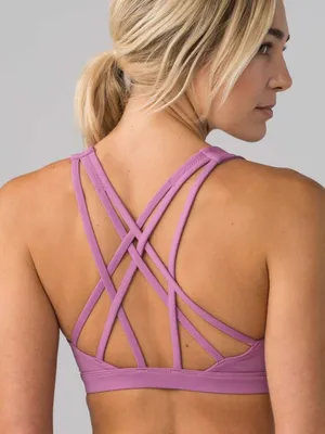 Lululemon Free To Be Serene Strappy Sports Bra Velvet Dust Purple 6 thumbnail 3