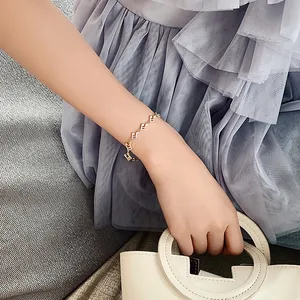 18K Gold Plated Adjustable Musical Note Charm Bracelet for Women thumbnail 4
