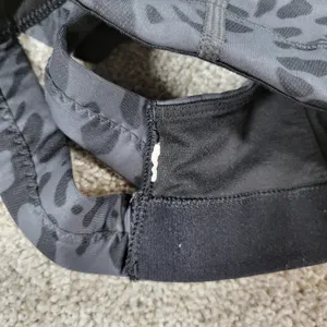 Lululemon In A Flash Bra II Womens 2 Deep Coal Animal Swirl Cheetah Crossback thumbnail 4