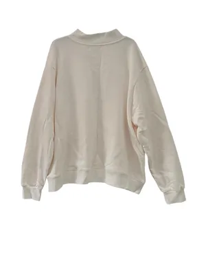 PARKE Summerland Mockneck Varsity Sweatshirt NEW Multi Colored White XXL thumbnail 6