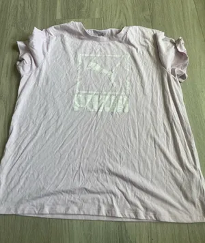 Puma Pale Purple Logo Crewneck Tee thumbnail 1