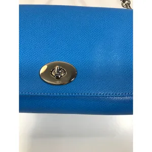 Coach Mini Ruby Pebbled Leather Cobalt Blue Crossbody F34604 NWT thumbnail 3