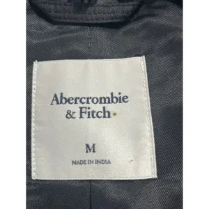 Abercrombie & Fitch Tweed Oversized Blazer Jacket Women M Black White Old Money thumbnail 7