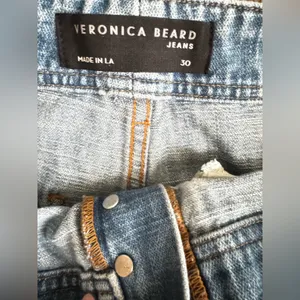 Veronica Beard Womens Rinley Cropped Straight Leg High Rise Jeans Denim Size 30 thumbnail 5