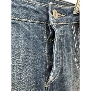 Antik Denim Women's Size 29 Bootcut Embroidered Indigo‎ Blue Jeans Button Fly thumbnail 10