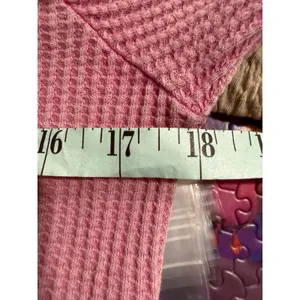 FP One Pink‎ Waffle Knit Long Sleeve Top with Side Ties Size S thumbnail 9