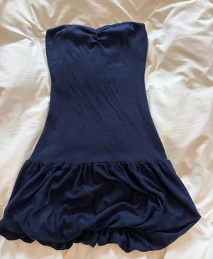 Bubble navy blue dress thumbnail 1