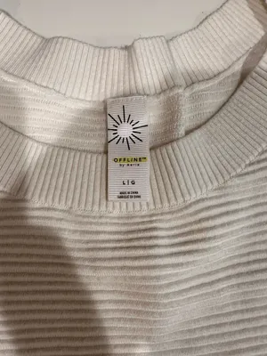 OFFLINE by Aerie Home Stretch Off The Shoulder Sweater Size Large thumbnail 9