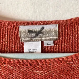Coldwater Creek Burnt Orange Sweater thumbnail 2