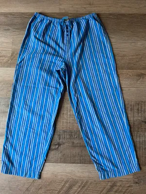 Secret Treasures Blue Striped Pj Pants thumbnail 1