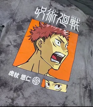 Jujitsu Kaisen Tshirt Gray Size L thumbnail 8