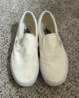 Vans Slip-On Sneakers in Off-White/Cream thumbnail 1