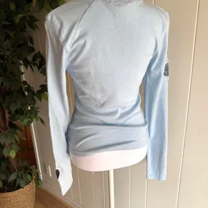 Pepe Jeans Y2k Light Blue Long Sleeve Sweater Size Large thumbnail 5