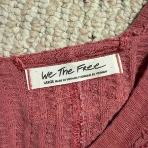 Free People We The Free New Magic Waffle Knit Thermal Long Sleeve Top in Cowboy Size Large thumbnail 7