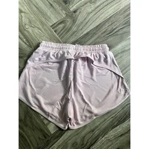 NEW Alphalete Woman’s Varsity Short - Pink ,size Small thumbnail 6