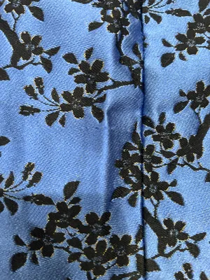 Blue Floral Mini Skirt thumbnail 4
