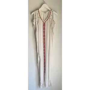 O'Neill Embroidered Gauze Cover-Up Dress Women's XS Ivory Boho Beach Resort thumbnail 6