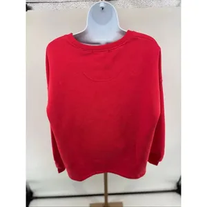 State of Mine Christmas Cocktail Sequin Sweatshirt Large Red Bling thumbnail 12