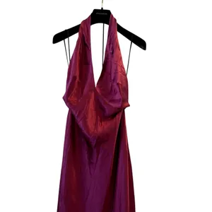 Reformation Daniela Silk Maxi Dress Hibiscus Tea pink size 2 C0 thumbnail 4