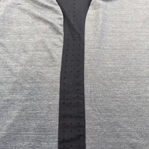 Nike Dri-Fit Women's XL Long Sleeve Active Shirt Grey Black Running Yoga Top thumbnail 10