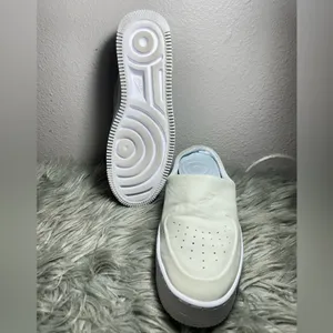 Nike Air Force 1 Lover XX 'The 1 Reimagined White Slip-On Platform Sneakers Sz 8 thumbnail 9