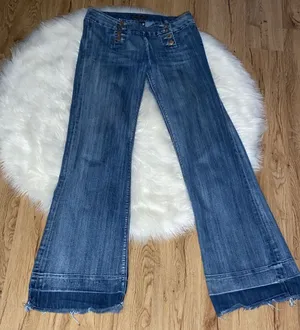 Seven 7 jeans 30 Women’s Blue Wide-Leg Jeans thumbnail 1