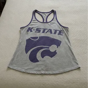 Nike K-State Athletic Cut Dri-FIT Racerback Tank Top Size Small Streetwear thumbnail 1