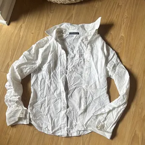 Brandy Melville White Button-Up Shirt thumbnail 1