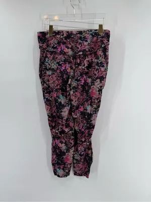 Lululemon Base Pace High-Rise Crop‎ 23" Stencil Blossom Red size 12 thumbnail 3