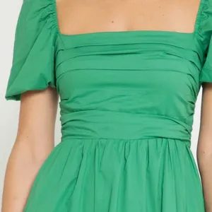 O.P.T. River Midi Dress GORGEOUS COLOR Pockets Green ROMANTIC PRAIRIE Size M thumbnail 3