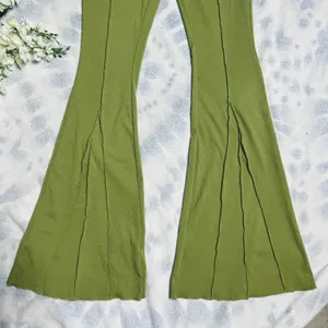 Avocado Ribbed Flare Pants thumbnail 4