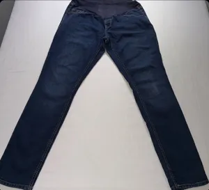 Old Navy Maternity Skinny Jeans‎ Women 10 Blue Smooth Panel Denim thumbnail 1