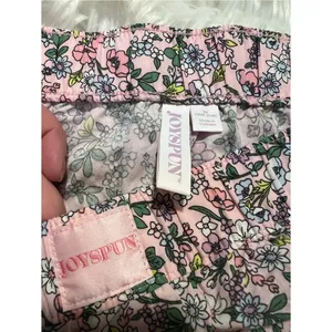 JoySpun Womens Plus Size 2X 18W-20W Pajama Pants Light Pink Ditsy Floral Pockets thumbnail 9