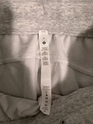 Lululemon Scuba High Rise Grey Sweatpants thumbnail 5