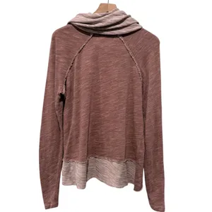 Free People Beach Two Body Cowl Neck Cocoon Dusty Rose Pullover Top O/S Boho thumbnail 3