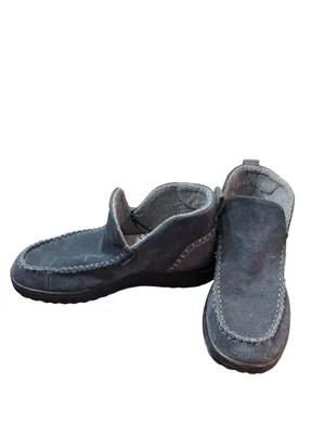 Hey Dude wms charcoal gray black suede ankle casual booties sz 7 SKU 10-477 thumbnail 2