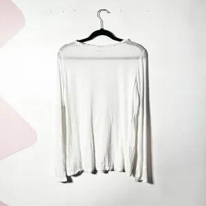 Vtg Y2k 2000s Henley Top Large‎ White Ruffle Lace Bella Swan Elena thumbnail 2