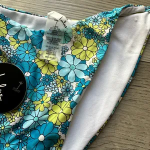 Lulus blue floral women’s bikini bottom Size XL thumbnail 5