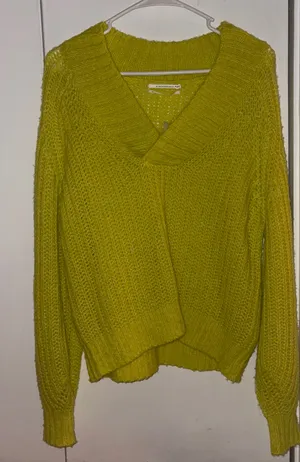 V-Neck Sweater Anthropologie thumbnail 1