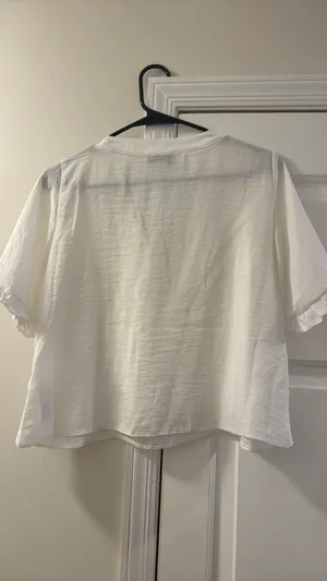 Topshop White Blouse thumbnail 4