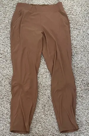 Columbia Women's Slim Pull-On Pants in camel sz M moisture wicking fabric thumbnail 1