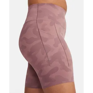 Nike Universa Women's High-Waisted 8" Camo Biker Shorts with Pockets XS thumbnail 4