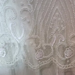 Lulus White Mermaid Beaded Wedding Dress NWT Size Small Sequined Wedding Gown thumbnail 8