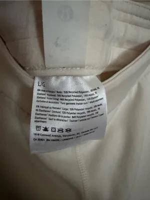 lululemon Softstreme High-Rise Wide-Leg Cropped Pant Sz L Light Ivory thumbnail 8