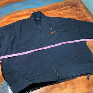 Nike WNBA CT Sun Black Full zip jacket size medium orange embroidered logo thumbnail 13