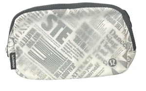 Rare discontinued lululemon everywhere belt bag “manifesto print” NWT limited ed thumbnail 1