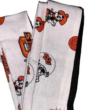 Oklahoma State Cowboys OSU‎ Cowboys Print Headband Hair or Purse Wrap NWT thumbnail 1