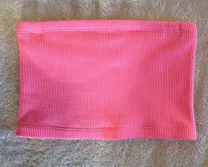 Gilly Hicks Hot pink strapless crop top thumbnail 1