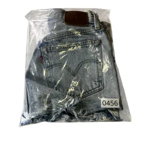 Levis Premium Womens W24 Distressed Denim Shorts High Rise Cutoff Acid Wash 501 thumbnail 7